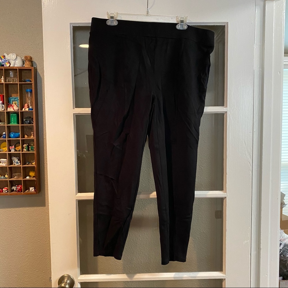 Intro: Love the Fit Black Dress Pant Leggings, 2XL